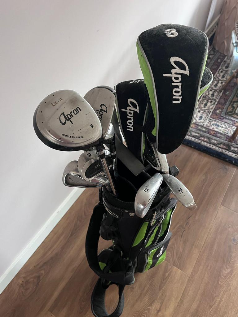 Zeer Complete Apron Golfset Heren - 37 inch, Ophalen, Zo goed als nieuw, Set