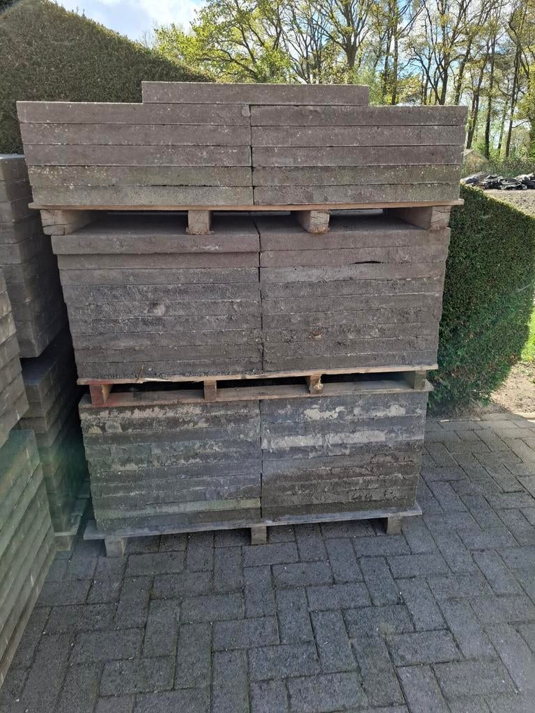 Oud Hollandse schellevis tegels grijs 60x60, Ophalen of Verzenden