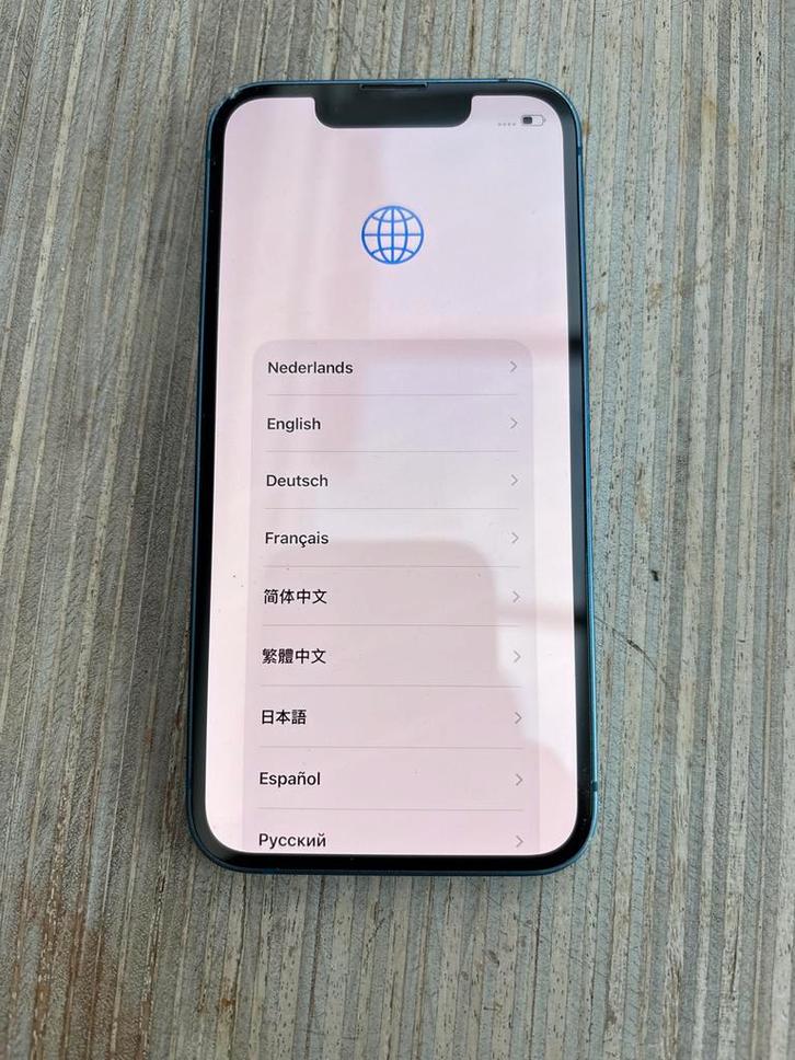 iPhone 13 mini 128GB Blauw incl oortjes, hoesje en kabel, Telecommunicatie, Mobiele telefoons | Apple iPhone, Gebruikt, 128 GB