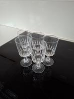 Set van 5 Louvre Cristal d'Arques Wijnglazen, Antiek en Kunst, Antiek | Glas en Kristal, Ophalen
