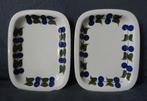 Paar dien / ovenschalen Rörstrand Zweden decor Irene b. 28,7, Keramiek, Ophalen of Verzenden, Overige stijlen, Schaal of Schalen