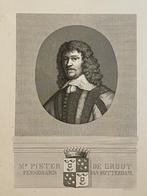 1615 -1678 Mr Pieter de Groot - pensionaris Rotterdam, Antiek en Kunst, Kunst | Etsen en Gravures, Ophalen of Verzenden