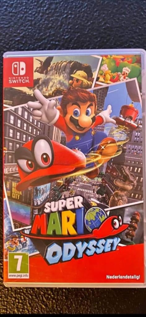 Super Mario Odyssey - Nintendo Switch, Spelcomputers en Games, Avontuur en Actie, 2 spelers, Ophalen of Verzenden, Zo goed als nieuw
