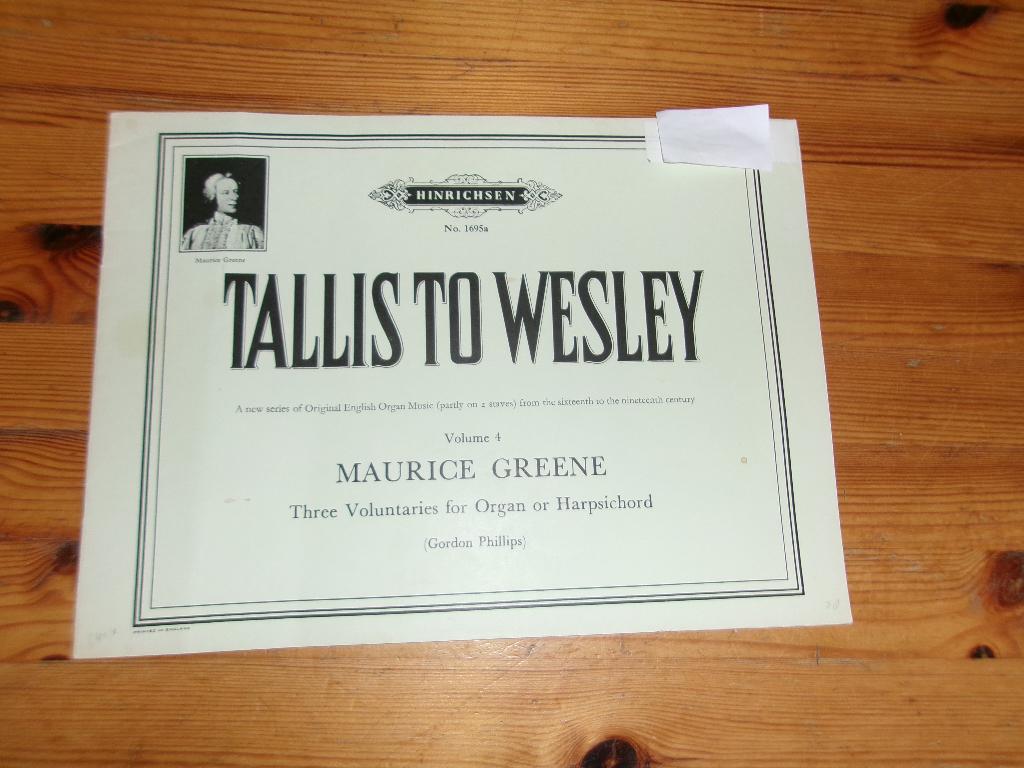 Tallis to Wesley Nr. 4 / 12 / 28 / 32 / 35, Orgel, Gebruikt, Klassiek, Ophalen of Verzenden