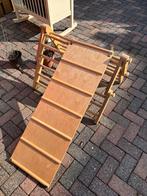 Houten klimrek met glijbaan voor peuters en kleuters, Ophalen, Gebruikt, Overige typen