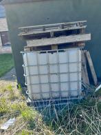 Watertank IBC en kachelhout, 150 liter of meer, Ophalen, Gebruikt