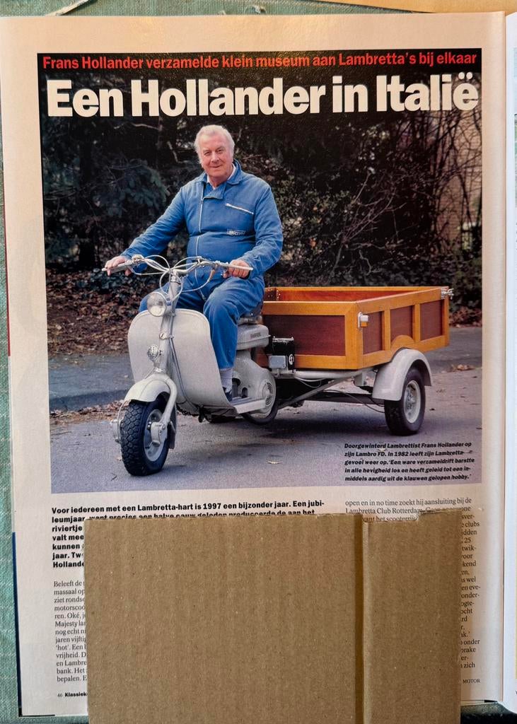 Artikel 1997 Lambretta Frans Hollander LCN, Verzenden, Zo goed als nieuw, Motoren