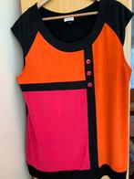 Prachtig damestop Gerry Weber maat 46 oranje roze zwart, Maat 46/48 (XL) of groter, Oranje, Ophalen of Verzenden, Zo goed als nieuw