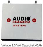Audio System Lithium Titenate Oxide Batterij 2.3 Volt 40Ah, Auto diversen, Autospeakers, Verzenden, Audio System