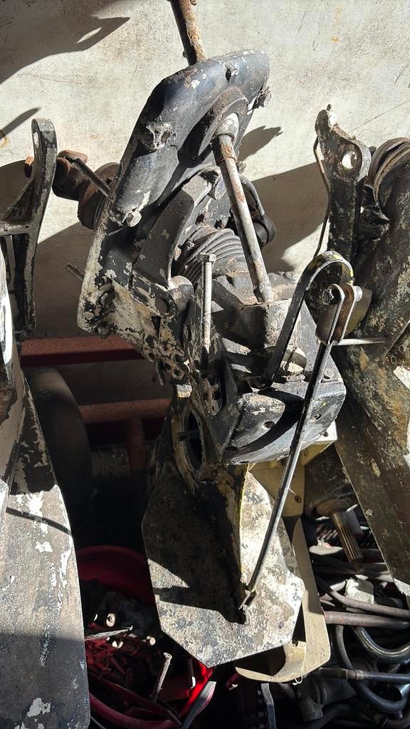 Enfield heckdrive incl transomplate onderdelen, Ophalen, Gebruikt, Motor en Techniek