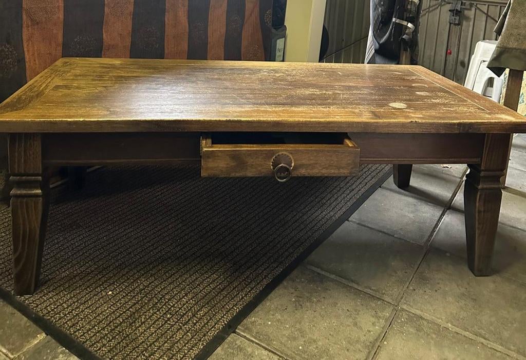 Gratis salontafel (ophalen Wierden, Overijssel), Huis en Inrichting, Tafels | Salontafels, Gebruikt, Minder dan 50 cm, 50 tot 100 cm
