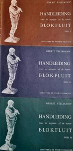 Handleiding Blokfluit Gerrit Vellekoop (Deel I, II, III), Gebruikt, Les of Cursus, Ophalen of Verzenden, Blokfluit