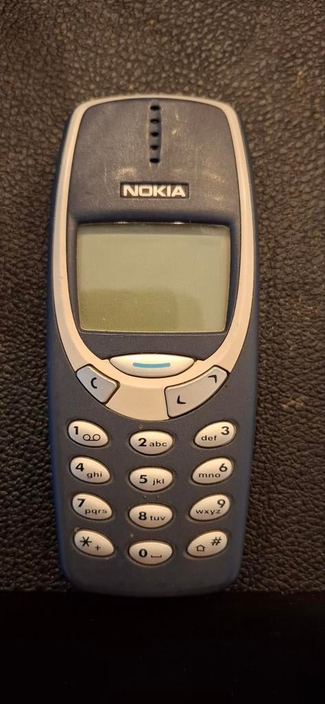Nokia 3310 telefoon, Ophalen of Verzenden, Blauw, Klassiek of Candybar, Fysiek toetsenbord