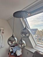Mooie hanglamp met donker glas en lichtbronnen, Ophalen
