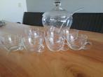 VINTAGE bowl/punchset izgs compleet, Verzamelen, Glas en Borrelglaasjes, Ophalen of Verzenden, Gebruikt, Overige typen