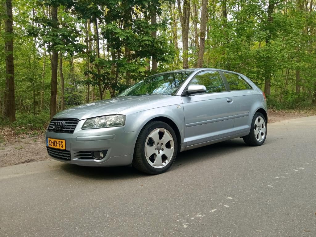 Audi A3 1.6 75KW 3D 2004 Grijs, Achterwielaandrijving, Zwart, 1200 kg, Particulier