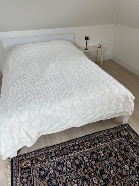 Sprei 230x250 ecru, Huis en Inrichting, Woonaccessoires | Plaids en Woondekens, Ophalen of Verzenden, Zo goed als nieuw