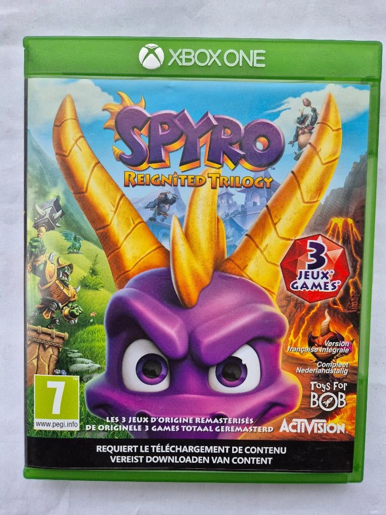 SPYRO reignited trilogy, Spelcomputers en Games, Games | Xbox One, Gebruikt, 1 speler, Racen en Vliegen, Ophalen of Verzenden