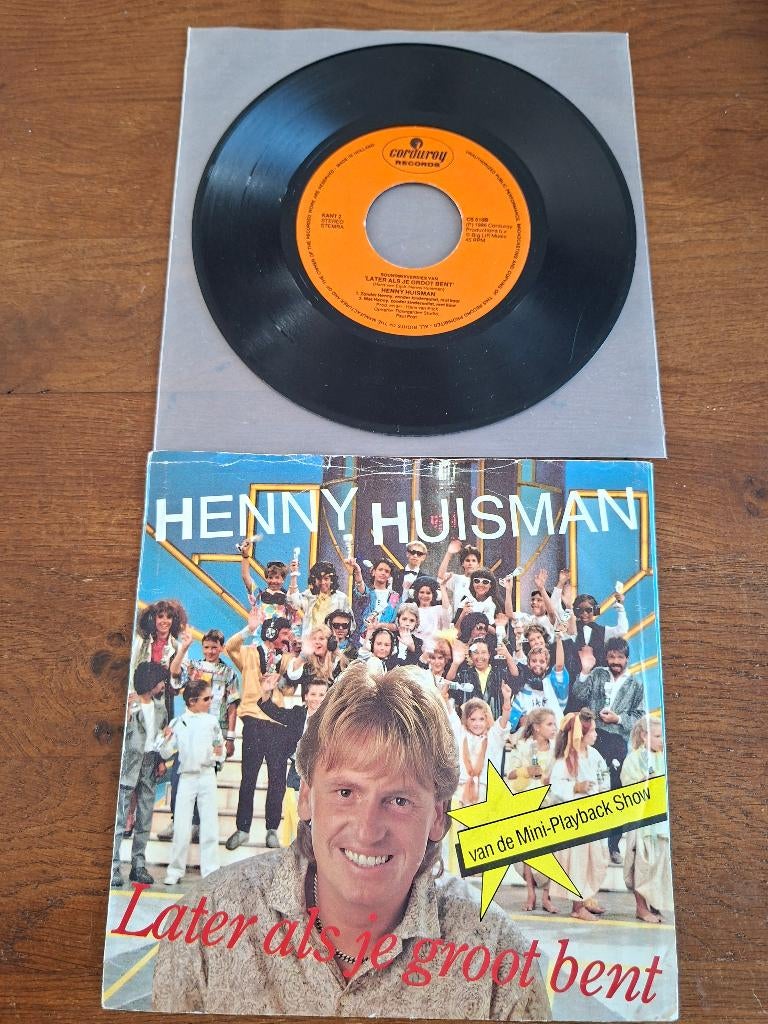 Henny Huisman,later als je groot bent, Cd's en Dvd's, 7 inch, Ophalen of Verzenden, Zo goed als nieuw, Nederlandstalig
