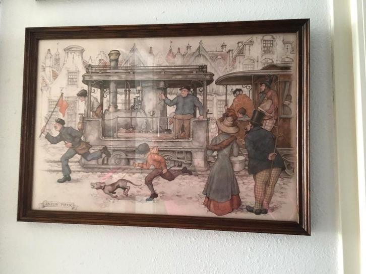 3 schilderijen, Antiek en Kunst, Kunst | Schilderijen | Klassiek, Ophalen of Verzenden