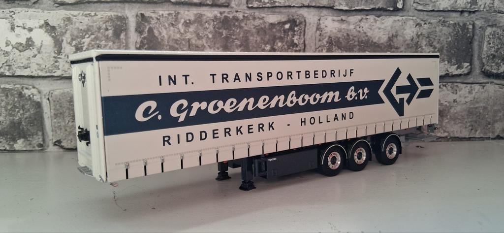 Wsi zeilentrailer groenenboom, Ophalen of Verzenden, Zo goed als nieuw, Bus of Vrachtwagen, Wsi