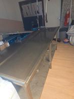 RVS Werkbank met Spoelbak en Kraan - Horeca Kwaliteit, Zakelijke goederen, Horeca | Keukenapparatuur, Ophalen of Verzenden, Gebruikt