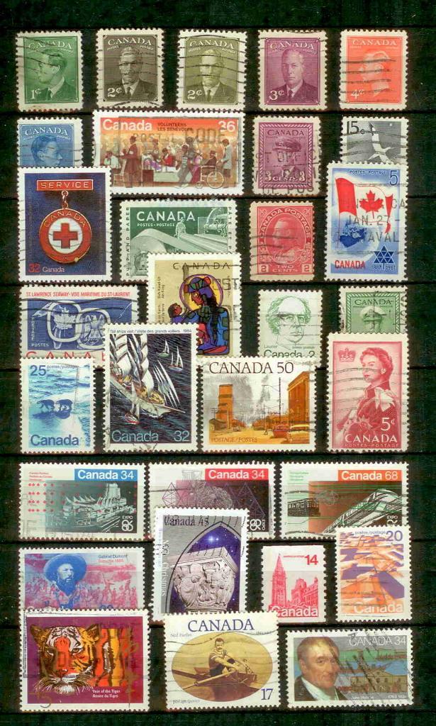 Canada # 113, Ophalen, Gestempeld, Noord-Amerika