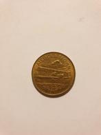 0284 alcock & brown - shell coin, Postzegels en Munten, Penningen en Medailles, Verzenden, Overige materialen