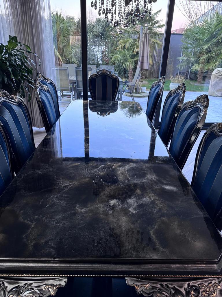 Luxe tafel + salon tafel, Ophalen, 200 cm of meer, 50 tot 100 cm, Zo goed als nieuw