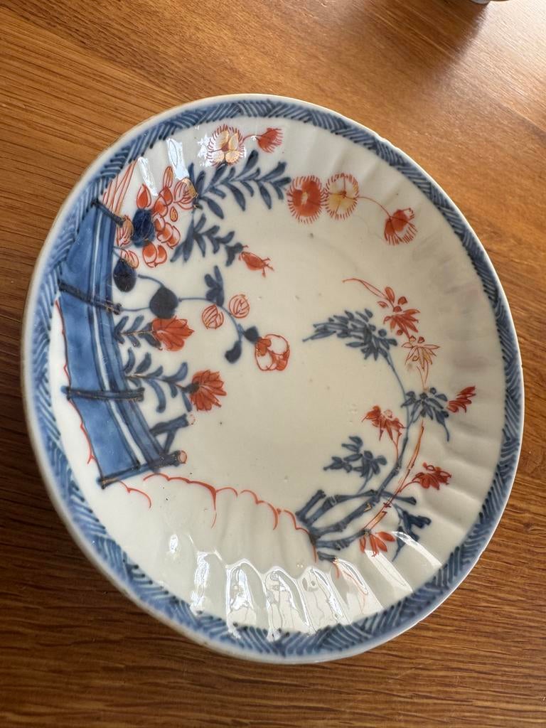 Antiek Japans Imari porseleinen schaaltje, handgeschilderd, Antiek en Kunst, Ophalen of Verzenden