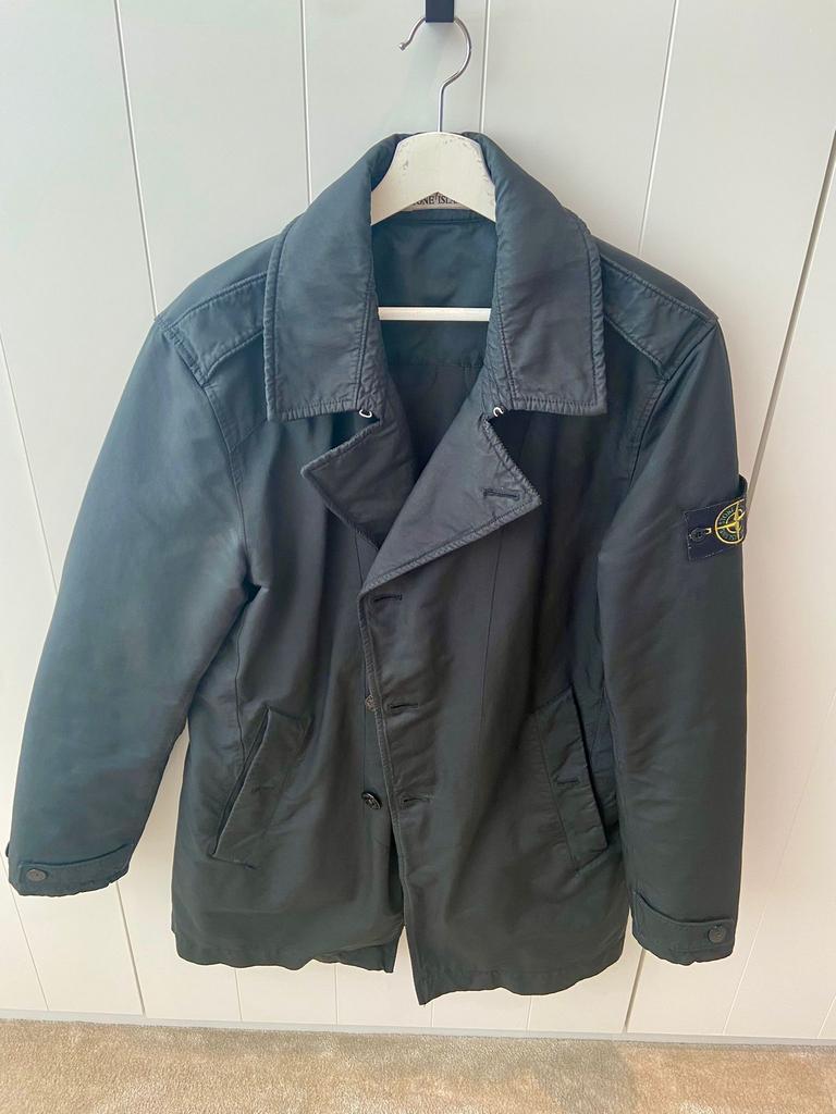 Stone island parka, Kleding | Heren, Jassen | Winter, Ophalen of Verzenden, Zo goed als nieuw, Zwart