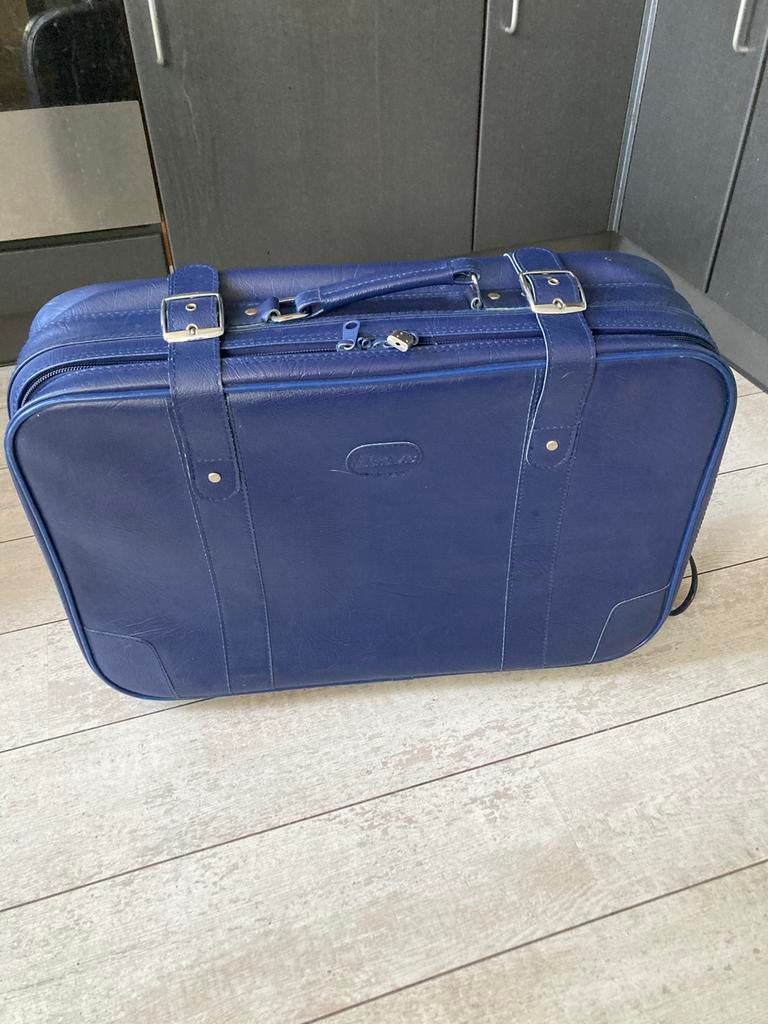 Retro koffer, Ophalen, Zo goed als nieuw, Zacht kunststof