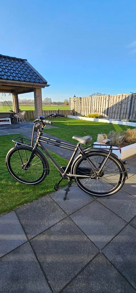 Gazelle herenfiets matzwart ZGAN Jongensfiets, Ophalen, Versnellingen, Zo goed als nieuw, Gazelle