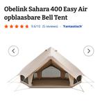 GEZOCHT!! Obelink sahara 400/500 easy air bell tent, Ophalen, Zo goed als nieuw