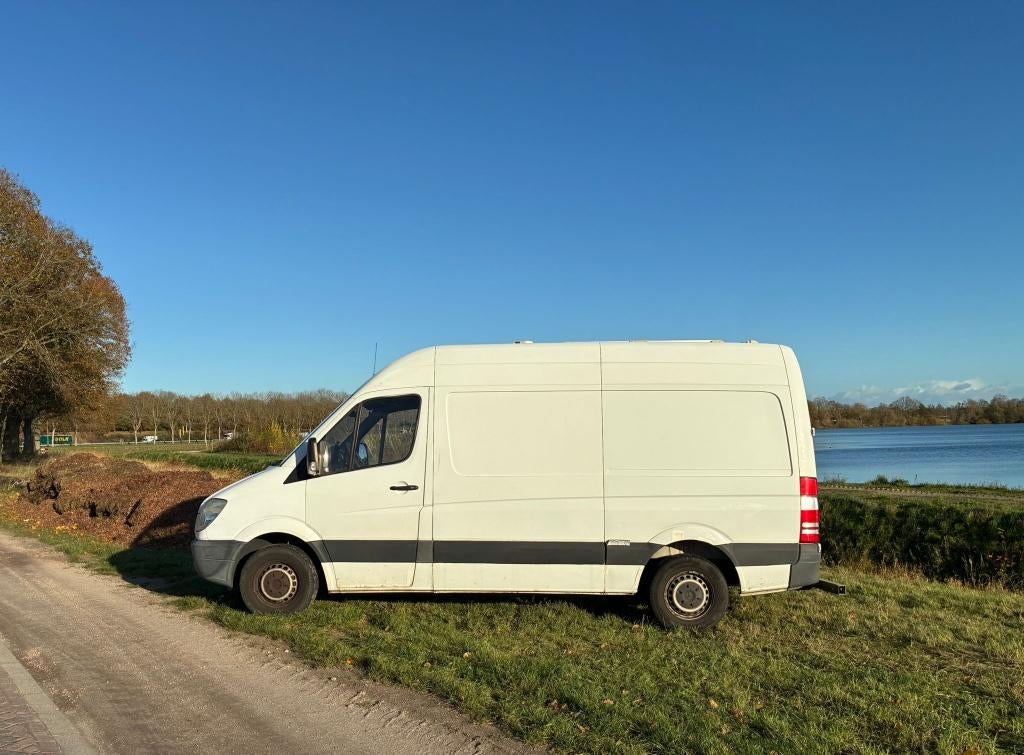 Mercedes Sprinter Camper 2008 | Off-grid | APK 10-2026, Caravans en Kamperen, Buscamper of Camperbus, Half-automaat, Koelkast