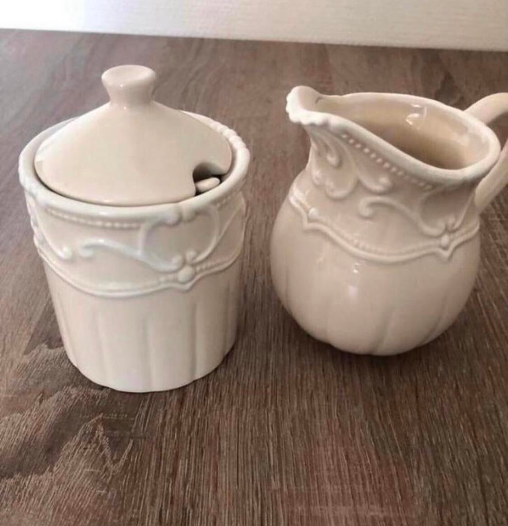 Country field melk en suikerpot, Ophalen of Verzenden, Nieuw, Porselein