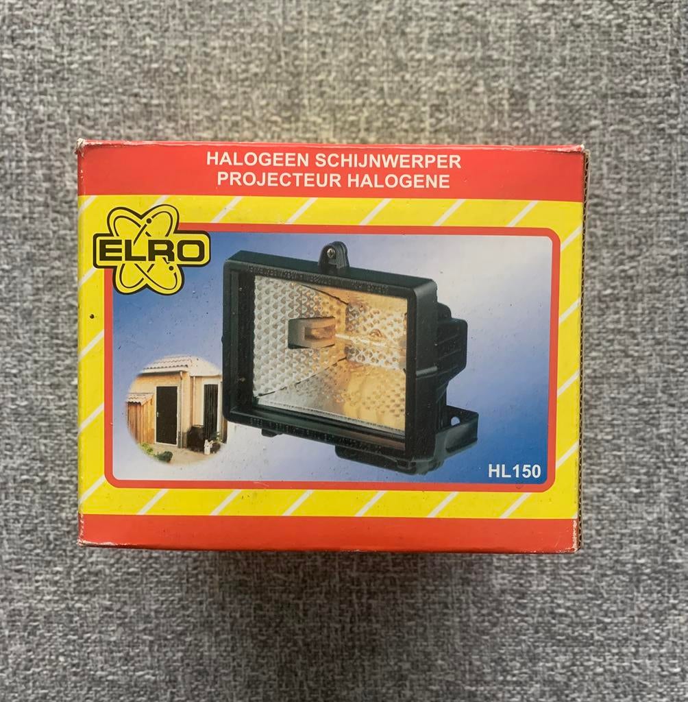 Halogeen schijnwerper 150 watt NIEUW met verstelbare beugel, Ophalen of Verzenden, Lamp met armatuur, 50 tot 200 watt, Nieuw