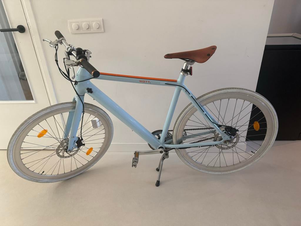 Watt New York Blue Edition E-bike - Zo goed als nieuw! Mt 54, Fietsen en Brommers, Elektrische fietsen, Zo goed als nieuw, 51 tot 55 cm