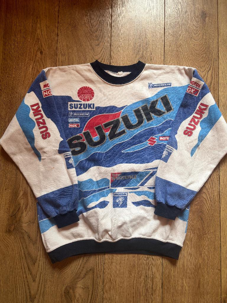 Vintage Suzuki Racing Sweatshirt mt L., Maat 52/54 (L), Overige kleuren, Ophalen of Verzenden, Suzuki