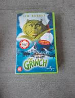 The Grinch VHS - Jim Carrey Kerstfilm, Alle leeftijden, Ophalen of Verzenden, Gebruikt, Komedie