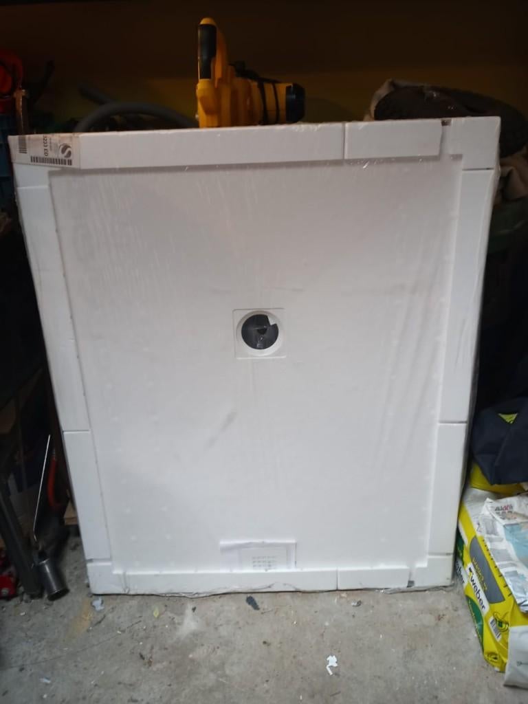 douchebak composiet 120 x 100 cm wit, Ophalen, Nieuw, Steen, Douche