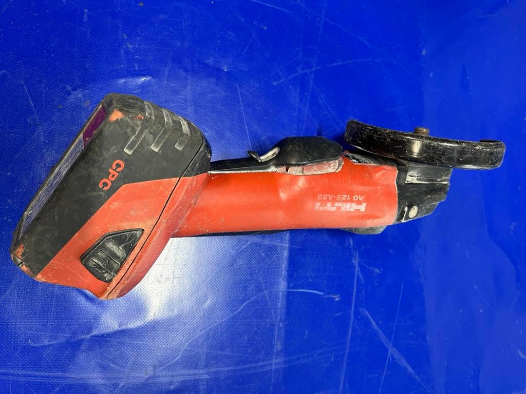 Hilti flex AG 125 A-22 op accu inclusief accu, Ophalen, Gebruikt