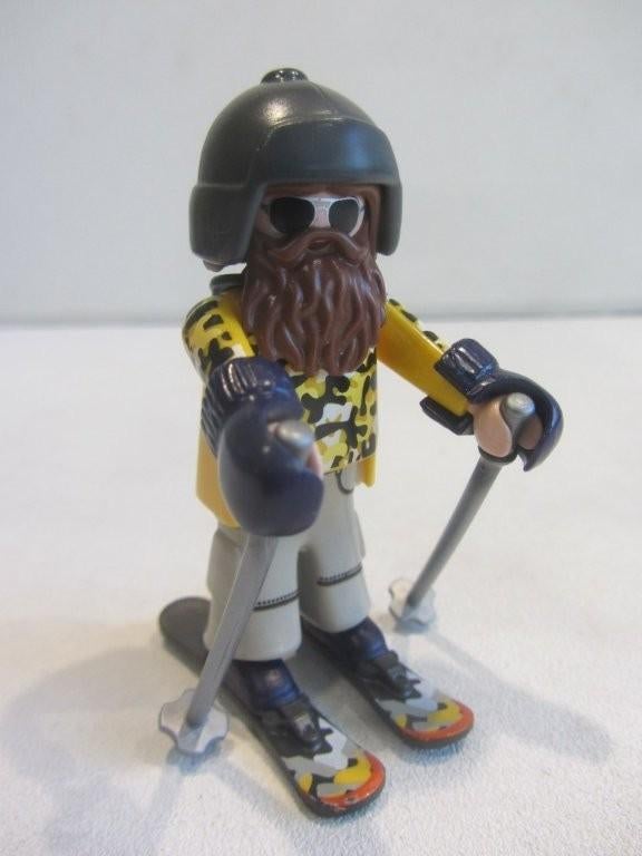Playmobil Skiër op snowblades – 9284, Ophalen of Verzenden, Gebruikt, Los playmobil