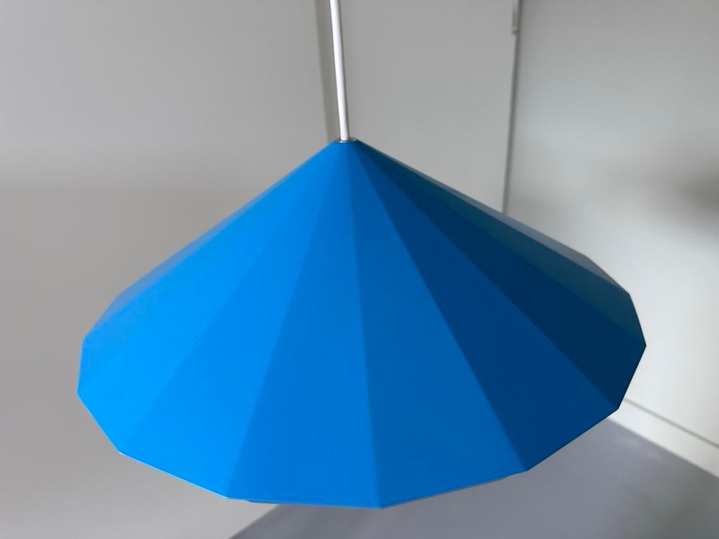 IKEA PS 2012 Hanglamp - Hendrik Preutz - Blauw - Vintage, Vintage, Ophalen of Verzenden, Zo goed als nieuw, Metaal