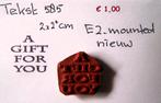 Tekst 585 EZ-mounted stempel, Ophalen of Verzenden, Nieuw, EZ-mounted stempel