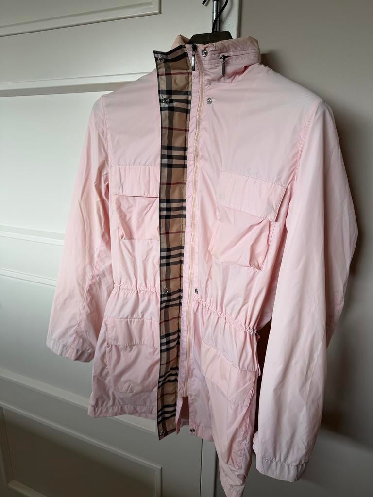 Burberry regenjas, Ophalen of Verzenden, Zo goed als nieuw, Maat 34 (XS) of kleiner, Roze