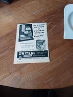 Advertentie van Zwitsal babyset 1956, Ophalen of Verzenden, Zo goed als nieuw, Overige typen