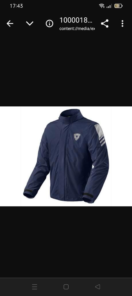 REV'IT! Cyclone 3 H2O Regenjas revit, Caravans en Kamperen, Regenkleding, Nieuw, Regenjas, Dames, Heren, Ophalen of Verzenden