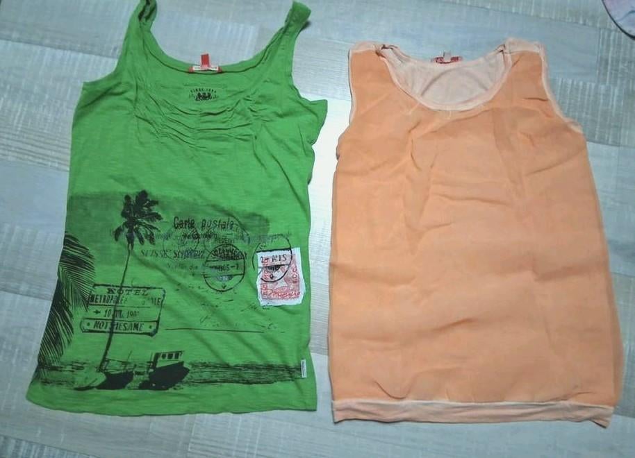 2 hemdjes/tops Xs, NTS, Ophalen of Verzenden, Zo goed als nieuw, Zonder mouw