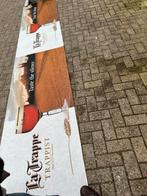 La Trappe spandoek , voor cafe , mancave of slaapkamer, Verzamelen, Ophalen of Verzenden, Zo goed als nieuw, La Trappe